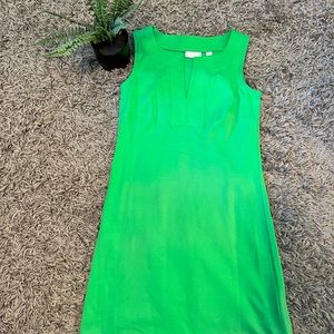 New York & Company Green Sleeveless Dress